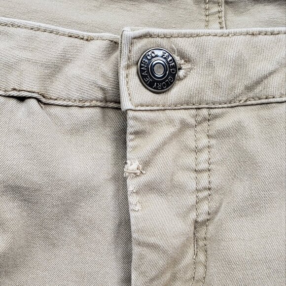 Boot Cut Denim Faded Glory Mid Rise Ultimate Boot Tan Stretch Jeans Size 18P - Picture 4 of 6